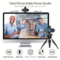 1080P Full HD Webcam with Built-In Microphone, Plug And Play, Privacy Cover, Stand, Suitable for Meetings, Game Streaming, Voice Calls, Online Classes, And Home Office Use, High-Definition Video, Easy Installation, Computer C - Buy online at  Vibe In Cart.