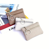A Small Wallet with a Keychain That Holds Coins in a Mini Coin Purse. - Buy online at  Vibe In Cart.