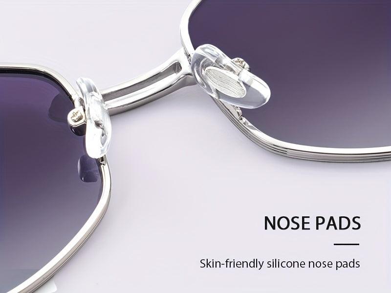 Vintage Oval Narrow Frame Sunglasses for Women and Men, Hexagonal Golden Metal Sunglasses with UV Protection - Buy online at  Vibe In Cart.