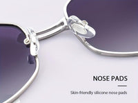 Vintage Oval Narrow Frame Sunglasses for Women and Men, Hexagonal Golden Metal Sunglasses with UV Protection - Buy online at  Vibe In Cart.