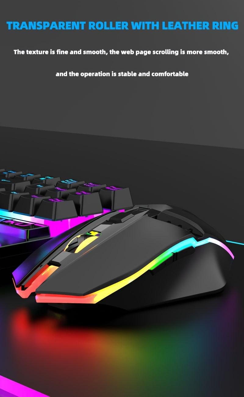 Unleash Wireless Freedom: 10m 2.4G Stable Connection for Ultimate Flexibility.Double The Power: 2000mAh Keyboard & 500mAh Mouse with Fast Type-C Charging.Dynamic RGB Immersion: Breathing Modes & Stunning Rainbow Effects.Compa - Buy online at  Vibe In Cart.