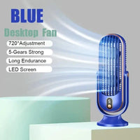 Compact USB Fan with 5 Speed Settings, 720° Rotation, Silent Cooling Breeze, Suitable for Air Circulation, Can Be Used Indoors Or Outdoors, Perfect for Home, Office, Travel, Camping, Rvs, an Excellent Gift for Christmas And - Buy online at  Vibe In Cart.