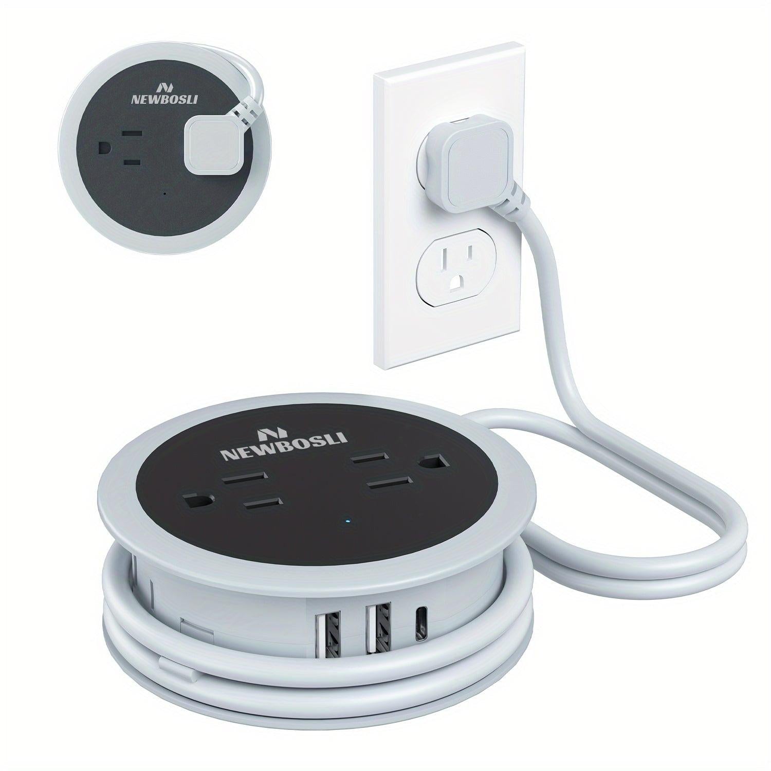 Travel Power Strip With USB Ports, Cruise Approved Power Strip, 3 AC Outlets And 3 USB (1 USB-C), 4ft Extension Cord 45° Flat Plug Power Strip, Non Surge Protector For Travel, Cruise Ship, ETL Listed - Buy online at  Vibe In Cart.