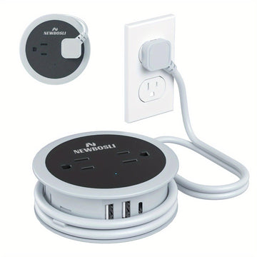 Travel Power Strip With USB Ports, Cruise Approved Power Strip, 3 AC Outlets And 3 USB (1 USB-C), 4ft Extension Cord 45° Flat Plug Power Strip, Non Surge Protector For Travel, Cruise Ship, ETL Listed - Buy online at  Vibe In Cart.