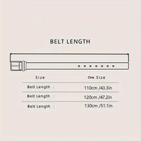 1pc Stylish PU Leather Rivet Pin Buckle Belt - Fashionable, Handsome, and Durable Accessory for Men - Ideal Gift Choice for Friends, Family, and Loved Ones - Buy online at  Vibe In Cart.