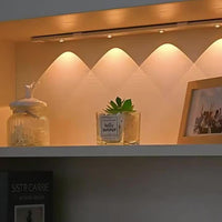 [LED Sensor Strip Light] Modern LED Human Body Sensor Strip Light, Wireless Rechargeable Magnetic Tape, Suitable for Shoe Cabinets, Display Cabinets, Wardrobes, Cabinets, No Wiring Needed - Buy online at  Vibe In Cart.