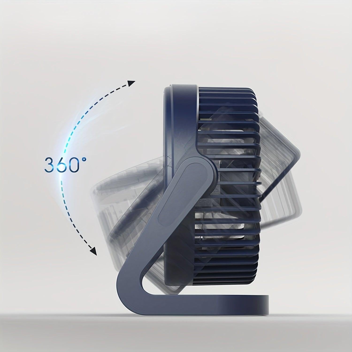 5-inch USB desktop fan, portable mini plug-in home gift small fan, very suitable for bedroom, office, kitchen, camping, etc - Buy online at  Vibe In Cart.