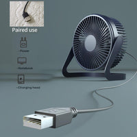 5-inch USB desktop fan, portable mini plug-in home gift small fan, very suitable for bedroom, office, kitchen, camping, etc - Buy online at  Vibe In Cart.