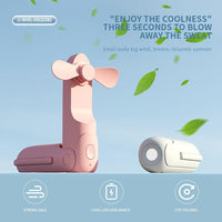 Compact And Portable Mini Fan That Folds, Featuring a High-Capacity, Extended Usage Time, Powerful Airflow, And Multifunctional Capabilities Including an Emergency Power Bank And Flashlight. Ideal for Outdoor Activities, Camp - Buy online at  Vibe In Cart.