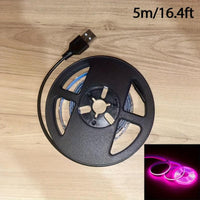 [USB TV lighting strip] Purple LED Strip 1pc USB-Powered 60 Lights | Non-Waterproof | TV Background & Indoor Decoration | Cuttable for Projects - Buy online at  Vibe In Cart.