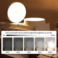 3pcs Motion Sensor Night Lights in Warm White/Cold White - Adjustable Brightness, Automatic On/Off, Ideal for Bedside, Stairs, Under Cabinets & Wardrobes, Night Light for Bedroom - Buy online at  Vibe In Cart.