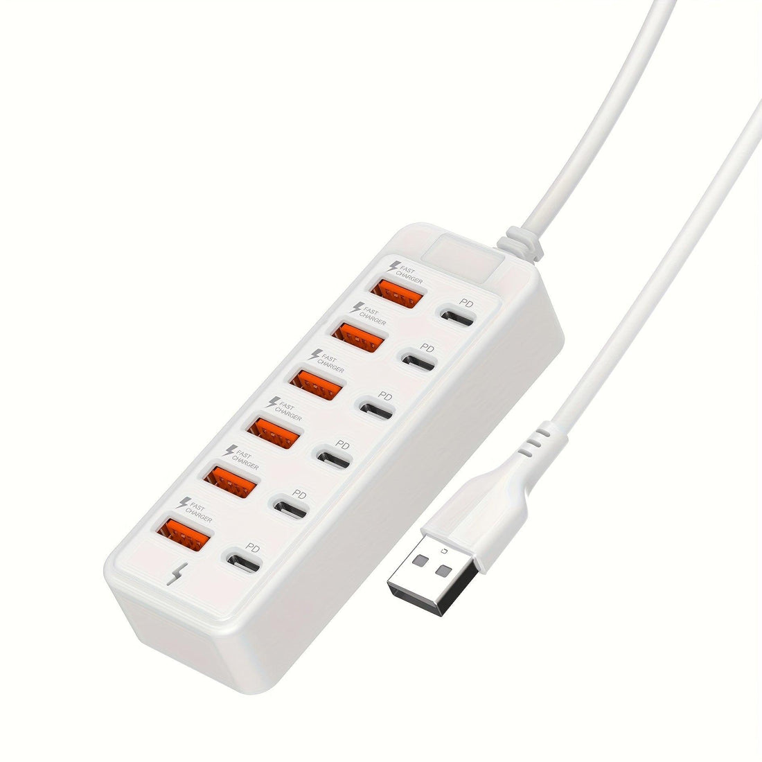 12-Port USB Fast Charging Station - 6×Type-C PD + 6×USB-A Ports, Up to 25W per Port, Compact Design, High-Speed Charging for Laptops/Tablets/Multiple Devices, Workspace Power Hub for Tech Enthusiasts, Power Board, Usb Charg - Buy online at  Vibe In Cart.