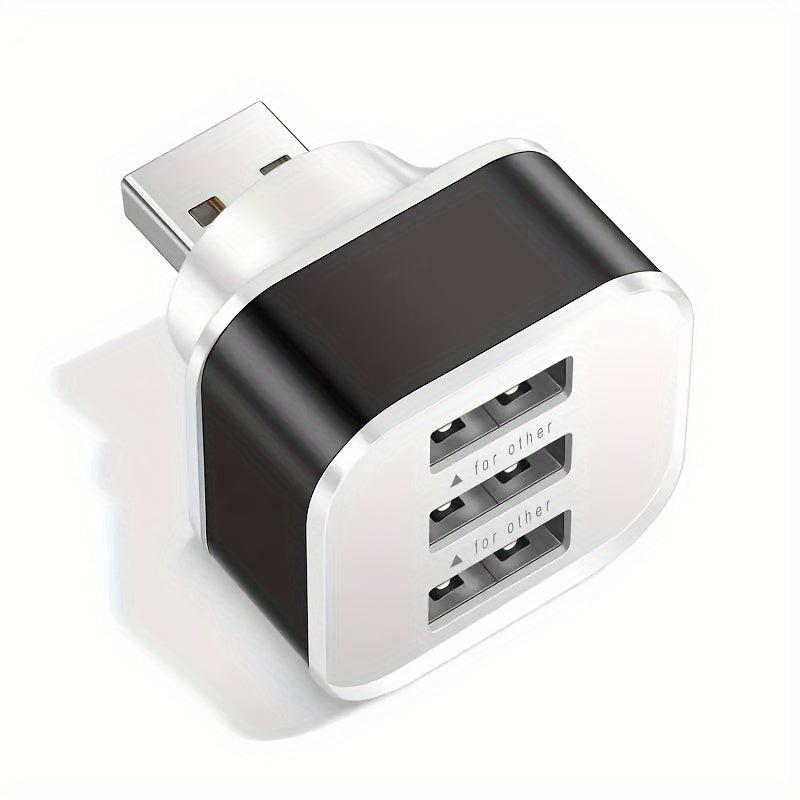 3-Port USB 2.0 Hub Splitter Adapter | Multi-Color Compact Charger Extender for Computers | Durable Plastic with Metallic Finish | Space-Saving Design | Ideal for Home & Office Use, USB Expansion Hub | Stylish Gadget Accessory - Buy online at  Vibe In Cart.