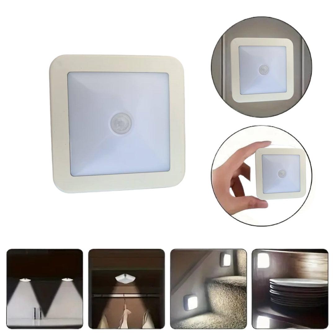 6-LED Motion Sensor Stair Wall Light, Wireless Night Light for Under Cabinet, IP44, for Corridor, Stairs, Closet, Kitchen - Indoor Use for Christmas, ≤36V, Includes Electronic Components (Batteries Not Included) - Buy online at  Vibe In Cart.