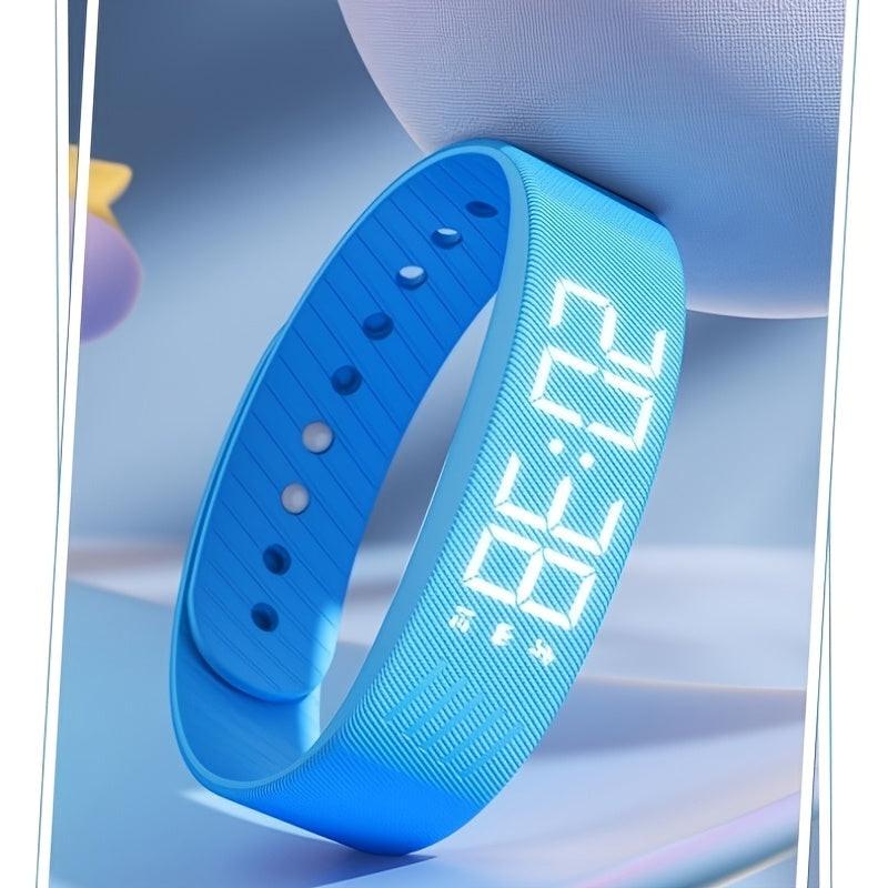 2025 New Multifunctional Simple Fashion Unisex Electronic Watch with Alarm Clock, Pedometer, Timer, Luminous, Senseless Wear Fashion Sports Multifunctional Wristwatch Holiday Gift, Suitable for Any Scene - Send a Hand Rope A - Buy online at  Vibe In Cart.