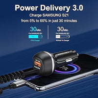 USB C 51W Super Fast Car Charger - Buy online at  Vibe In Cart.