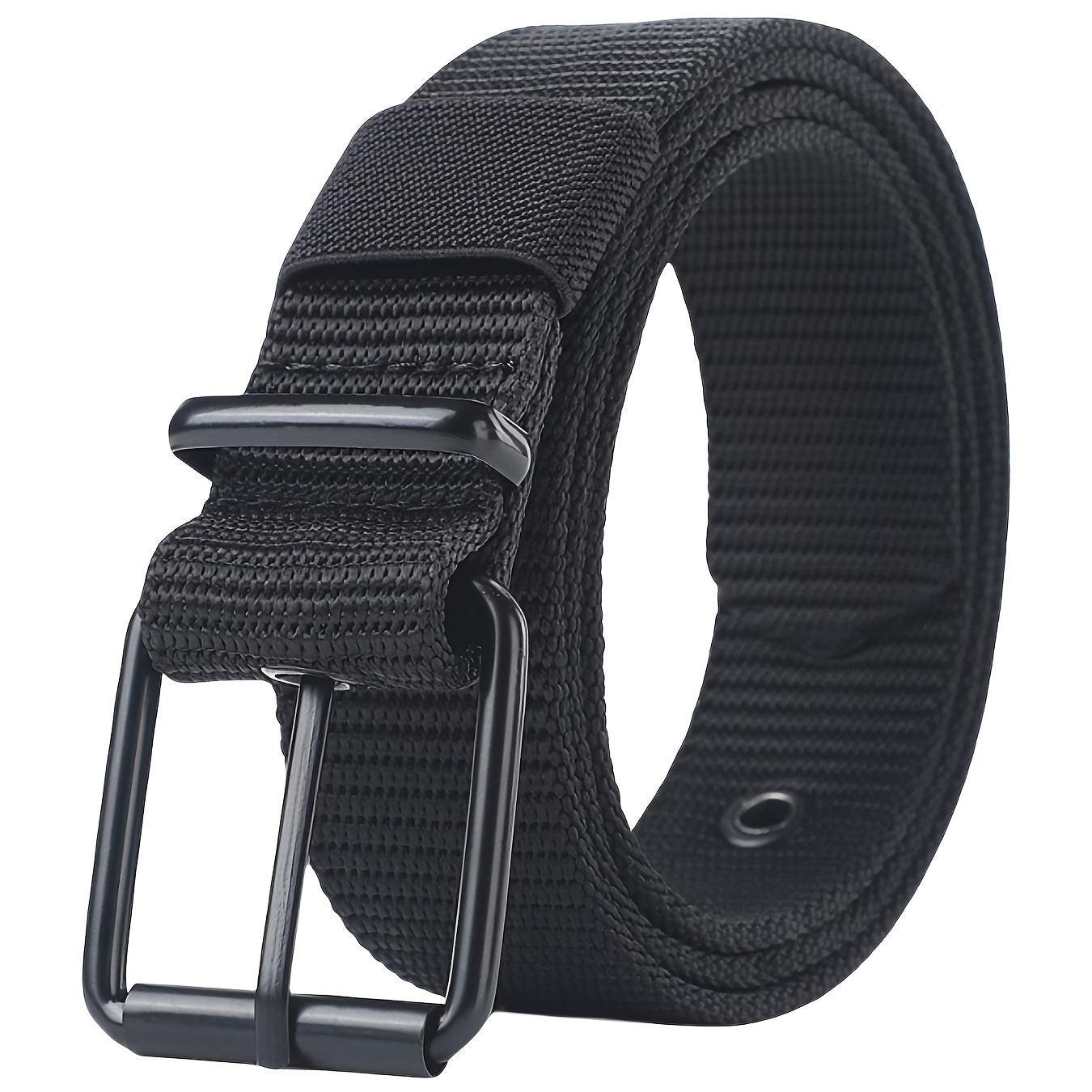 Breathable Nylon Fabric Belt, Youth Belt with Pin Buckle for Jeans, Regular Size Has 8 Holes, Belt Length 44.48 Inches,suitable for Men and Women. - Buy online at  Vibe In Cart.