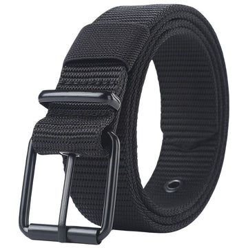 Breathable Nylon Fabric Belt, Youth Belt with Pin Buckle for Jeans, Regular Size Has 8 Holes, Belt Length 44.48 Inches,suitable for Men and Women. - Buy online at  Vibe In Cart.