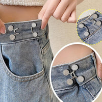 [Adjustable Buckle Belt] Light Blue Denim Adjustable No-Hole Waist Buckle Belt | Floral Decorative Removable Jean Fixer for Women, Casual Street Style, Perfect for Weekend or Daily Wear, Jean Belt Replacement - Buy online at  Vibe In Cart.