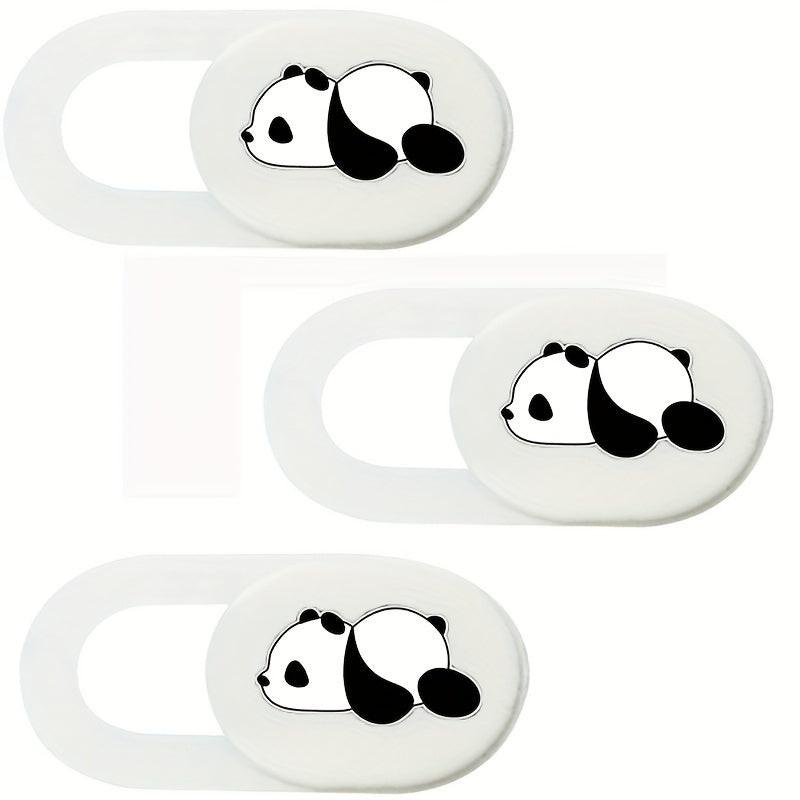 3pcs/Set Webcam Cover Slide Ultra Thin - Cute Panda Web Camera Cover fits Laptop, Tablet, Computer, Smartphone, Protect Your Privacy and Security - Buy online at  Vibe In Cart.
