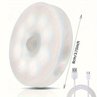 3pcs Motion Sensor Night Lights in Warm White/Cold White - Adjustable Brightness, Automatic On/Off, Ideal for Bedside, Stairs, Under Cabinets & Wardrobes, Night Light for Bedroom - Buy online at  Vibe In Cart.