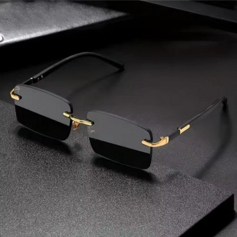 1pc Trendy Rimless Y2K Glasses for Women Men Punk Frameless Rectangle Glasses Retro Gradient Shades Driving Travel UV400 Eyewear The Perfect Gift - Buy online at  Vibe In Cart.