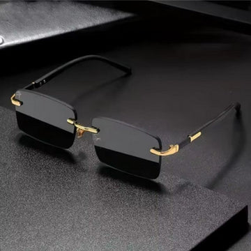 1pc Trendy Rimless Y2K Glasses for Women Men Punk Frameless Rectangle Glasses Retro Gradient Shades Driving Travel UV400 Eyewear The Perfect Gift - Buy online at  Vibe In Cart.
