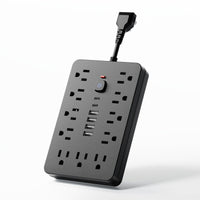 1pc Multi-Functional Surge Protection Power Strip With USB Port - 11 AC Outlets With 4 USB-A Ports And 2 Type-C Ports And Short Cord/5 FT/10 FT Extension Cord - For Office, Study, Home, And School Use - Power Socket With Over - Buy online at  Vibe In Cart.