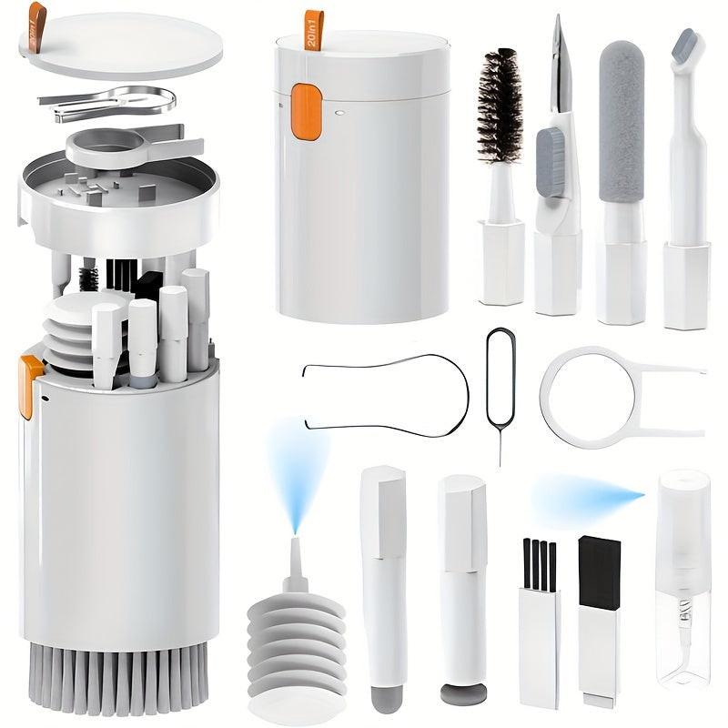 [Multi-Functional Cleaning Kit] 20-in-1 Multi-Functional Digital Cleaning Kit - Brush Tool Set for Cameras, Phones, Headsets & Keyboards - Cleaning Tools - Buy online at  Vibe In Cart.