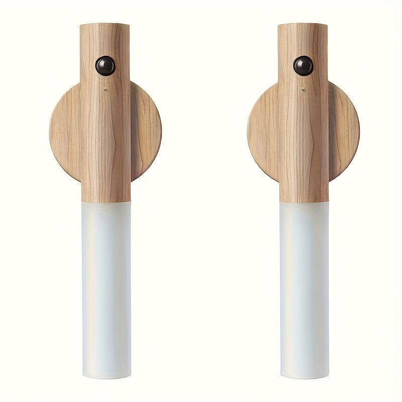 2 Pack Rechargeable USB LED Night Light with Motion Sensor