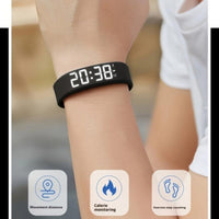 2025 New Multifunctional Simple Fashion Unisex Electronic Watch with Alarm Clock, Pedometer, Timer, Luminous, Senseless Wear Fashion Sports Multifunctional Wristwatch Holiday Gift, Suitable for Any Scene - Send a Hand Rope A - Buy online at  Vibe In Cart.