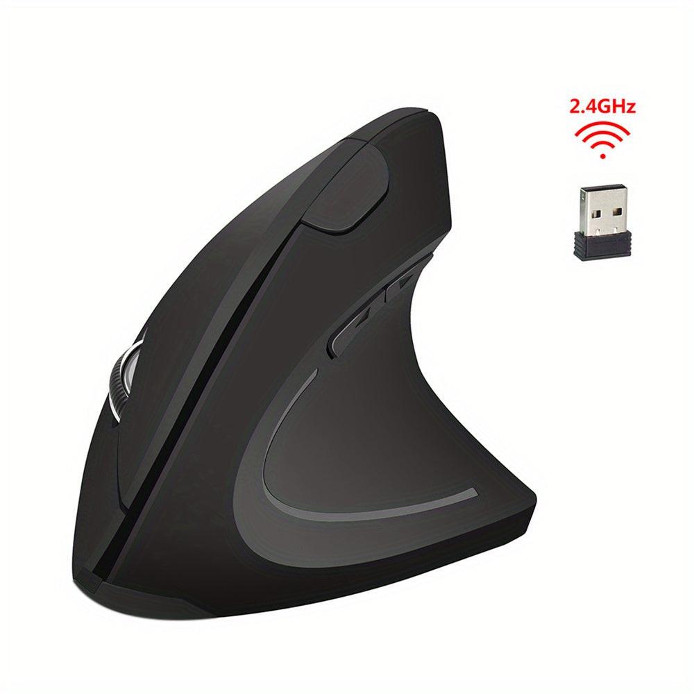 [Wireless Vertical Mouse] 2.4GHz Wireless Vertical Mouse - New Style Right Hand Fifth Generation Optical Mice - 6 Buttons for Laptop PC Computer Desktop - Buy online at  Vibe In Cart.