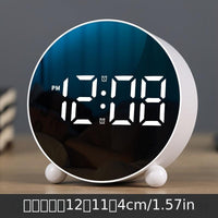 New student creative alarm clock fashion simple office electronic clock LED LCD clock home bedside clock temperature clock plastic clock - Buy online at  Vibe In Cart.
