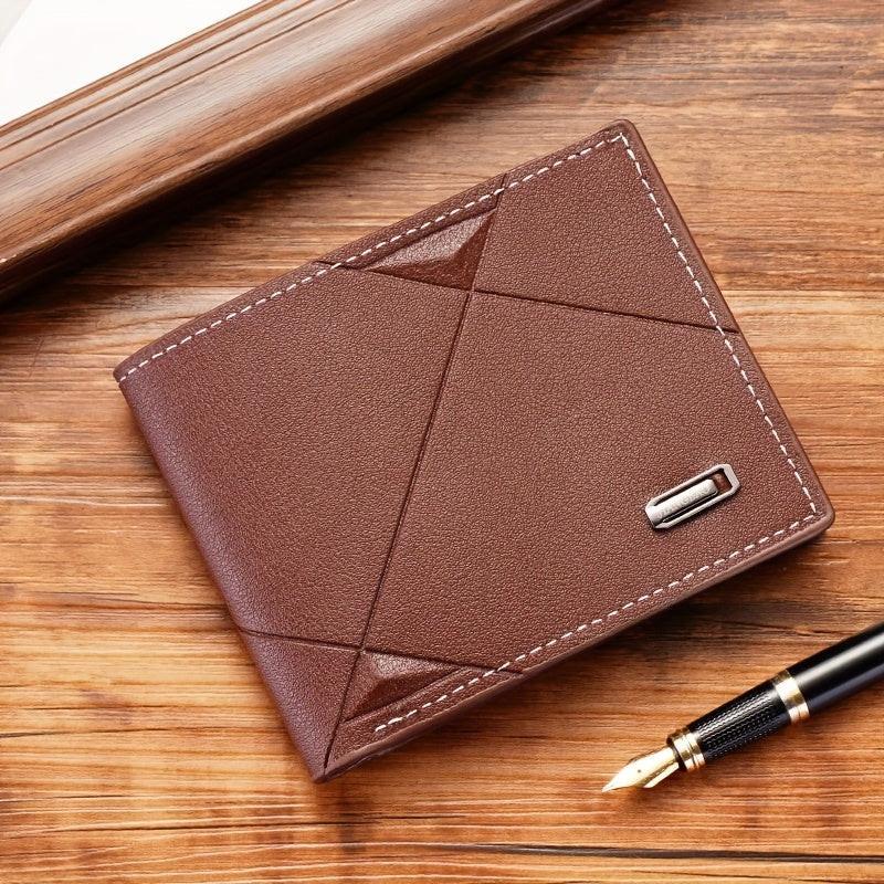 Men's Short Wallet, Multi-card Card Holder, Bifold Wallet Money Clip Coin Purse, Gift For Men - Buy online at  Vibe In Cart.