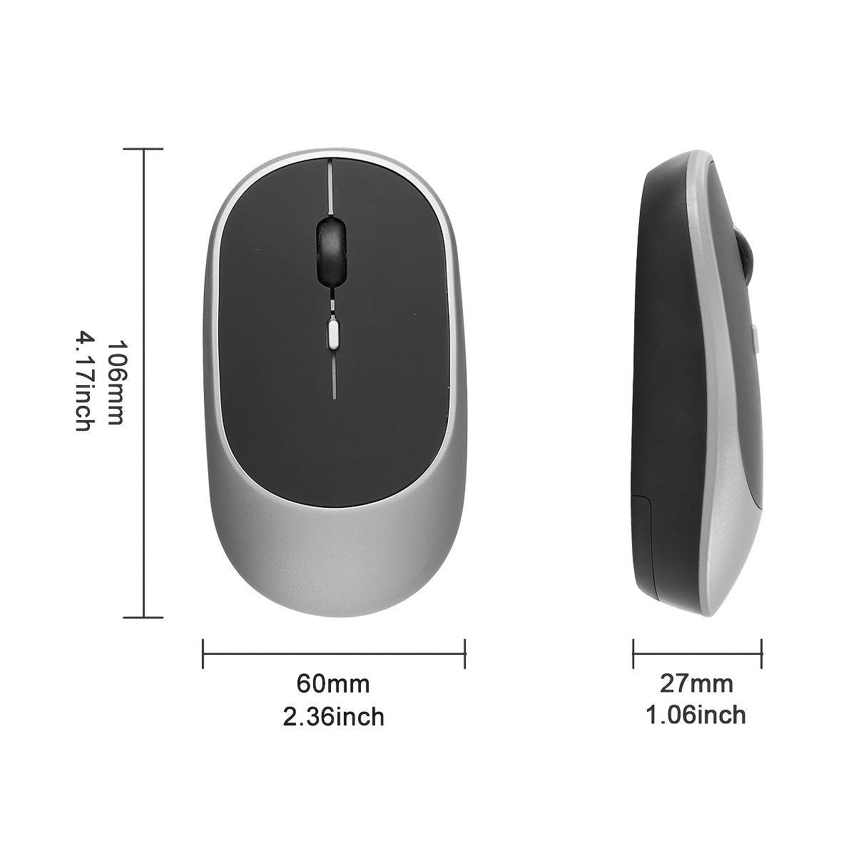2.4G + BT Dual-mode Wireless Mouse, Ergonomic Comfortable Grip, Stable Connection, Portable Design, Five Colors of Fashionable Options (black/ gray/ pink/ green/ white), Office Wireless Mouse, 4-button Rechargeable Wireless M - Buy online at  Vibe In Cart.