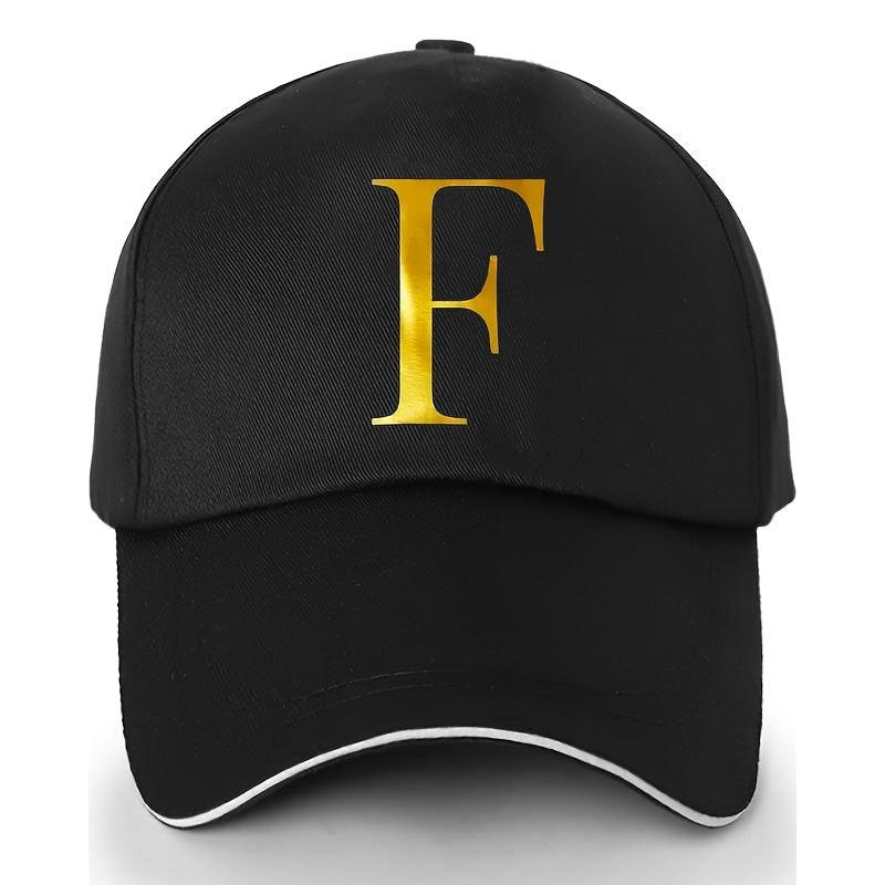 Adjustable Polyester Baseball Cap with Letter Embroidery