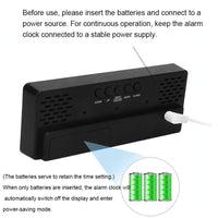 1pc Creative Mirror Digital Alarm Clock | LED Display, Temperature Time Date, USB Plug In, Silent, Portable, Ideal for Home Office Decoration, Perfect Gift for Christmas And Valentine'S Day - Buy online at  Vibe In Cart.