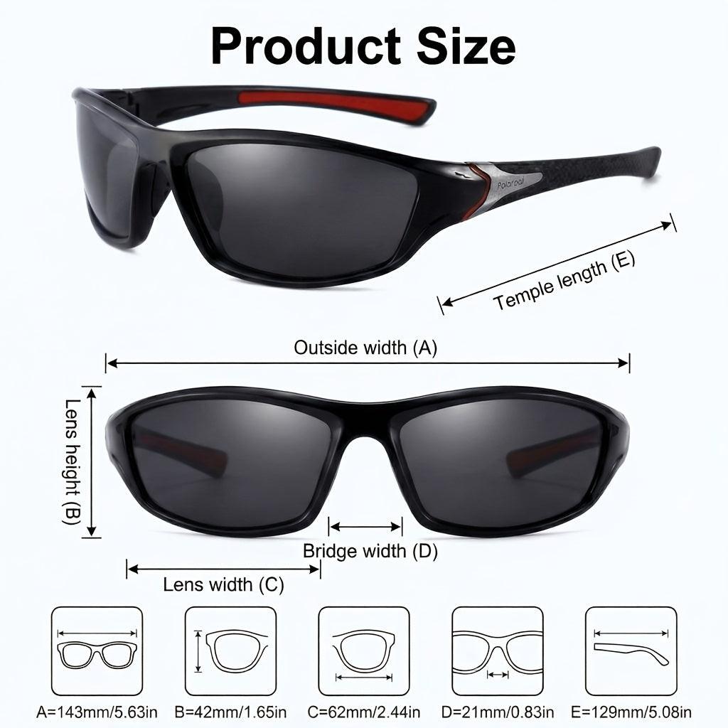 4 Pairs Of Fashionable Polarized Men'S Glasses, Suitable For Summer Cycling, Sports, Leisure, Outdoor Fishing, Driving, And Daily Commuting - Buy online at  Vibe In Cart.