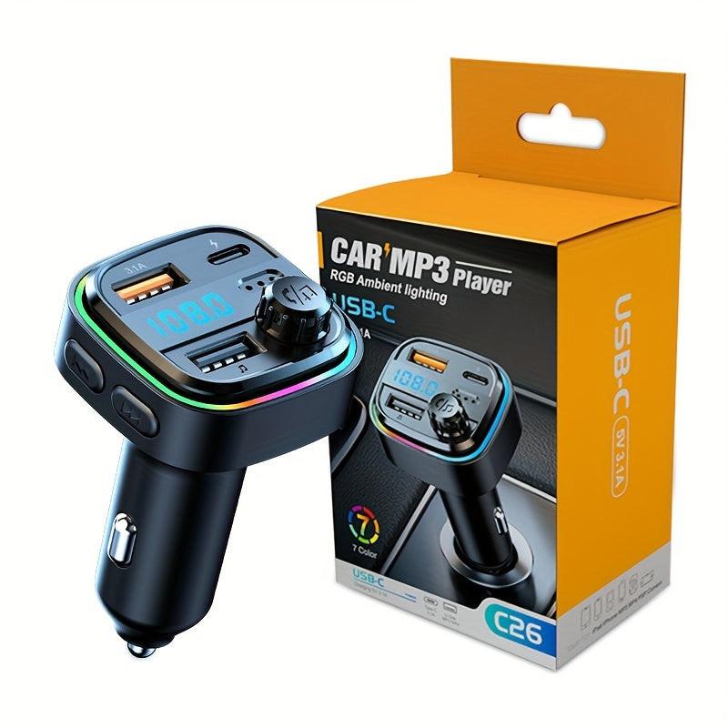 [Wireless Car MP3] Wireless Car MP3 Player, Multifunctional Car MP3 Player | Dual USB Car Charger, Quick Charge, USB Connection, Operating Voltage ≤36V, No Battery, with Digital Media Player Accessories - Buy online at  Vibe In Cart.
