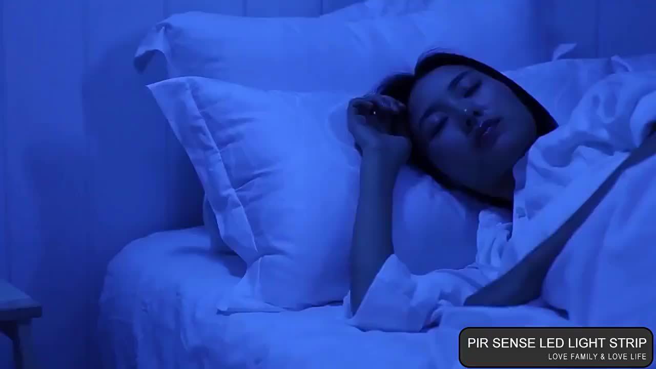 16.4 Feet LED Motion Sensor Light Strip - USB Powered, Self-Adhesive, Floating Bed Light Strip, Flexible White Light Suitable for Bed Edges, Mirrors, Cabinets, And Stairs. - Buy online at  Vibe In Cart.