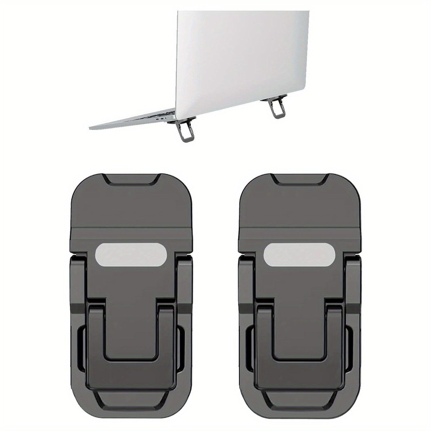 2pcs Portable Foldable Laptop Stand Set - Adjustable Cooling Riser Bracket for Laptops & Tablets, Durable ABS Material, Ergonomic Design with Heat Dissipation, Ideal for Home Office & Travel Use, Laptop Cooling Pad, Tablet Su - Buy online at  Vibe In Cart.