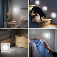 LED Night Light, Human Motion Sensor Light, Light Source Sensor Night Light, Soft Light, USB Light Fixture, Magnetic Mounting, Warm Light And White Light, Polished Surface, Suitable for Living Room, Bedroom, Cabinet, Wardrobe - Buy online at  Vibe In Cart.